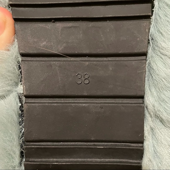 Rubber Bottom Fuzzy Slippers - Picture 4 of 4